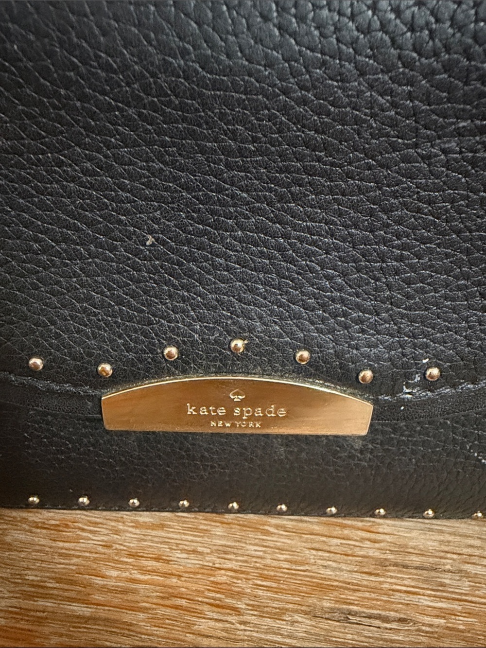Kate Spade West Street Kenway Pebbled Leather Studded Crossbody Bag - Picture 2 of 5
